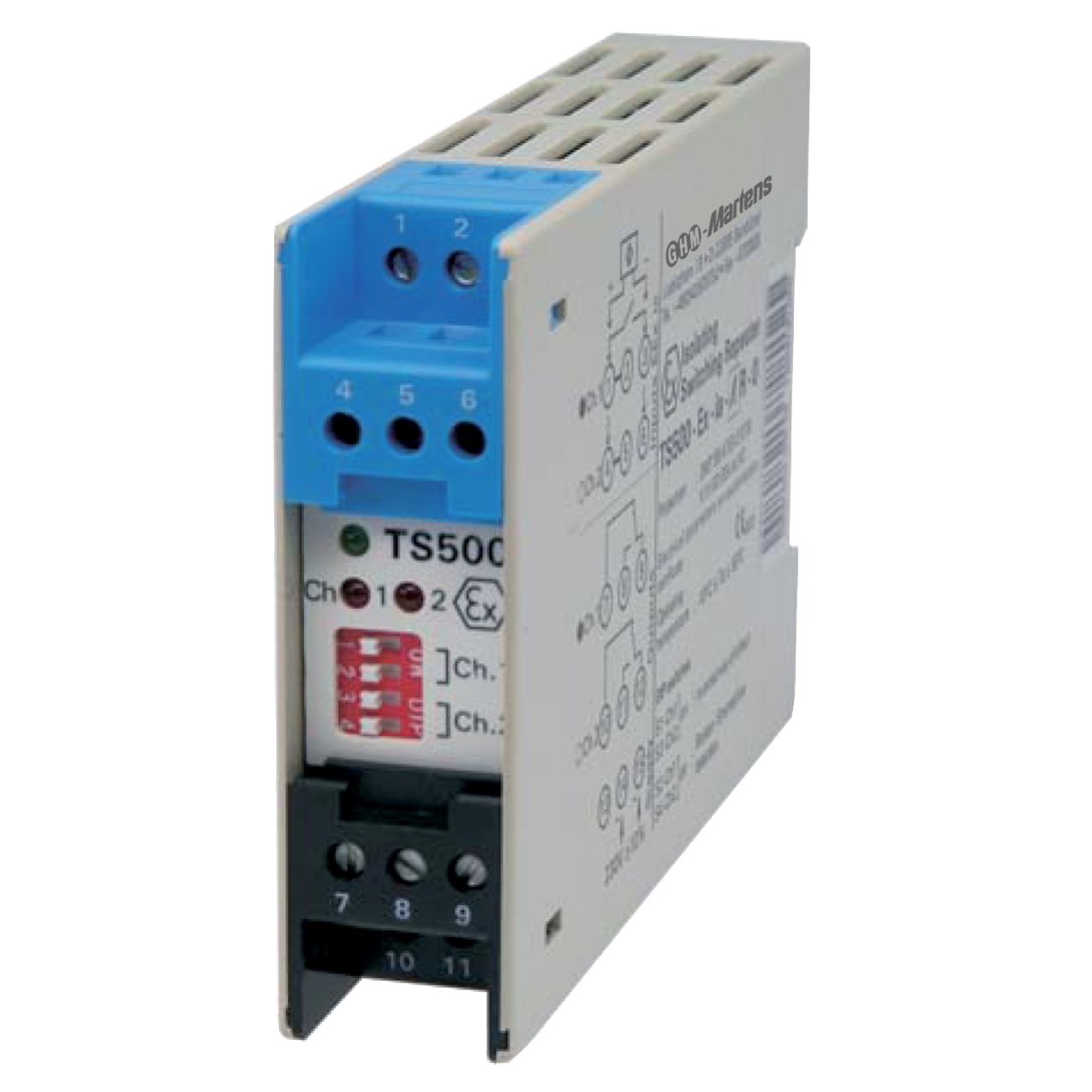 Senseca 100202 TS500-EX-IA-1R-0 Trennschaltverstaerker GHM