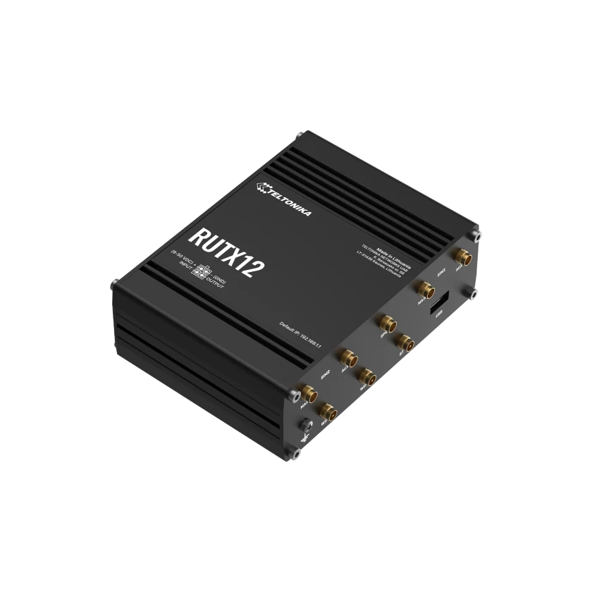 Teltonika RUTX12 Dual-LTE 4G Cat6 industrieller Mobilfunk Router