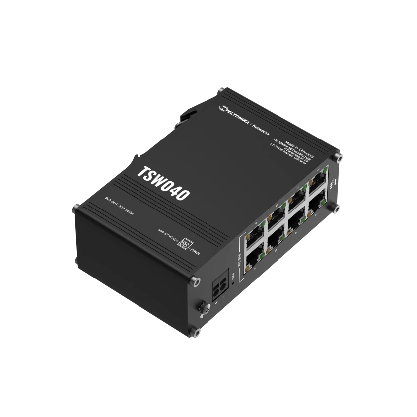 Teltonika TSW040 8-Port PoE+ Switch