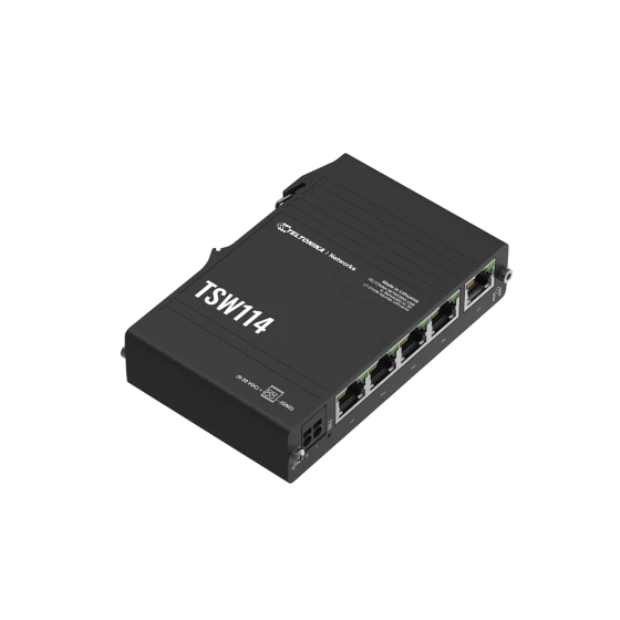 Teltonika TSW114 Gigabit DIN-Hutschiene Ethernet Switch