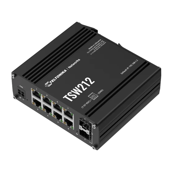 Teltonika TSW212 Managed Ethernet Switch 8-Port SFP