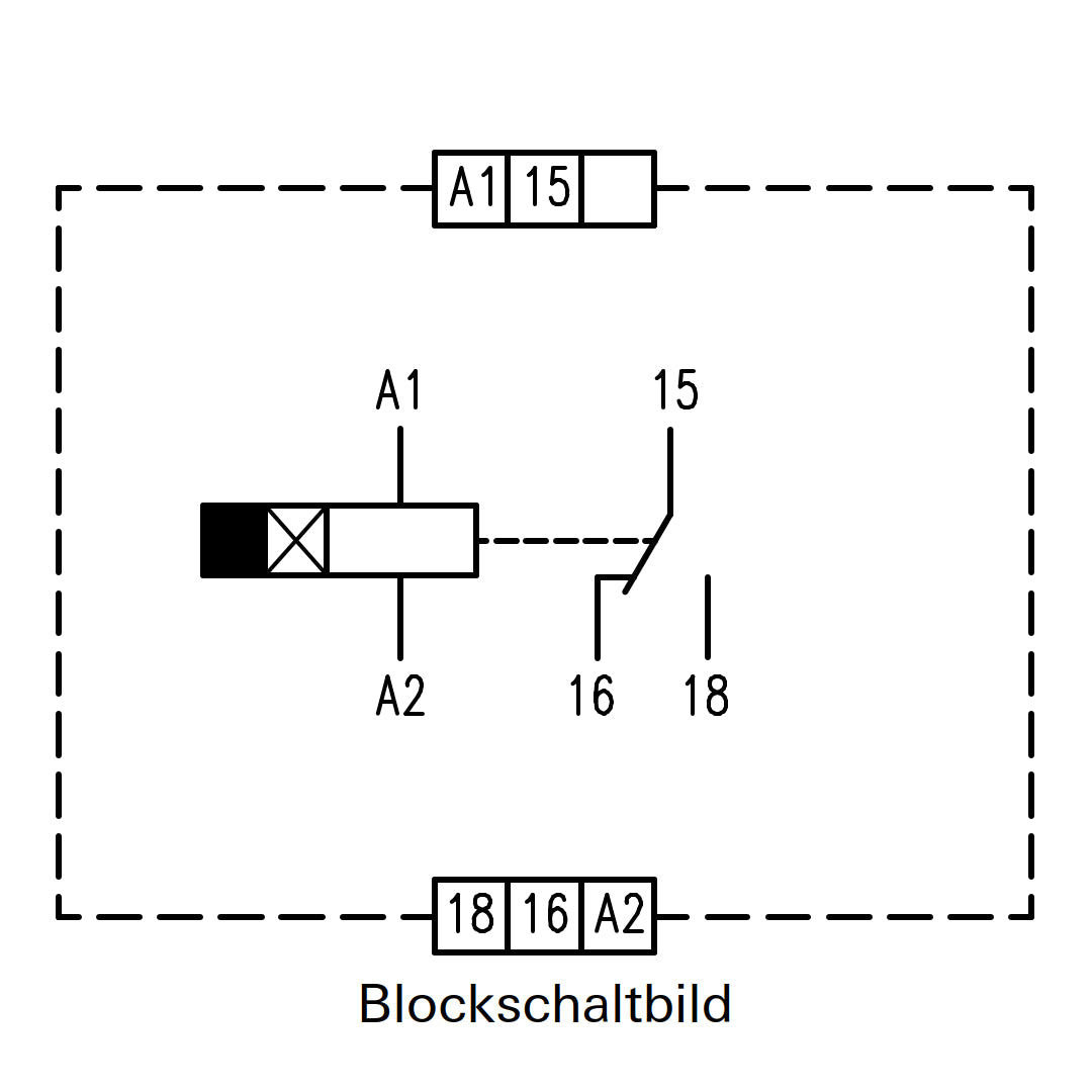 wieland electric 81.020.0001.0 ZEITRELAIS FLARE TIME M4-2 Blockschaltbild