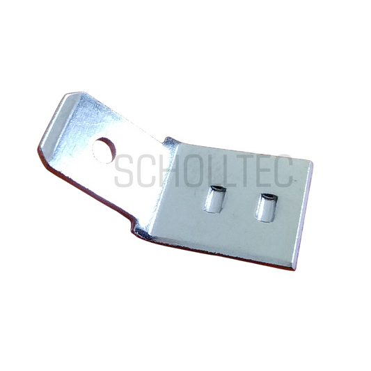 Elpress 2402-001500 B0457HO-ST-NI Steckzunge 45° Flachstecker 6,3 x 0,8 mm