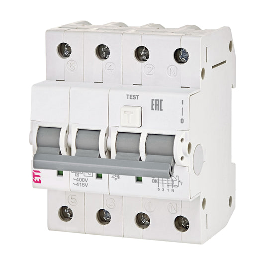 ETI 002174904 FI-LS-Schutzschalter KZS-4M 3p+N A B16/0.03