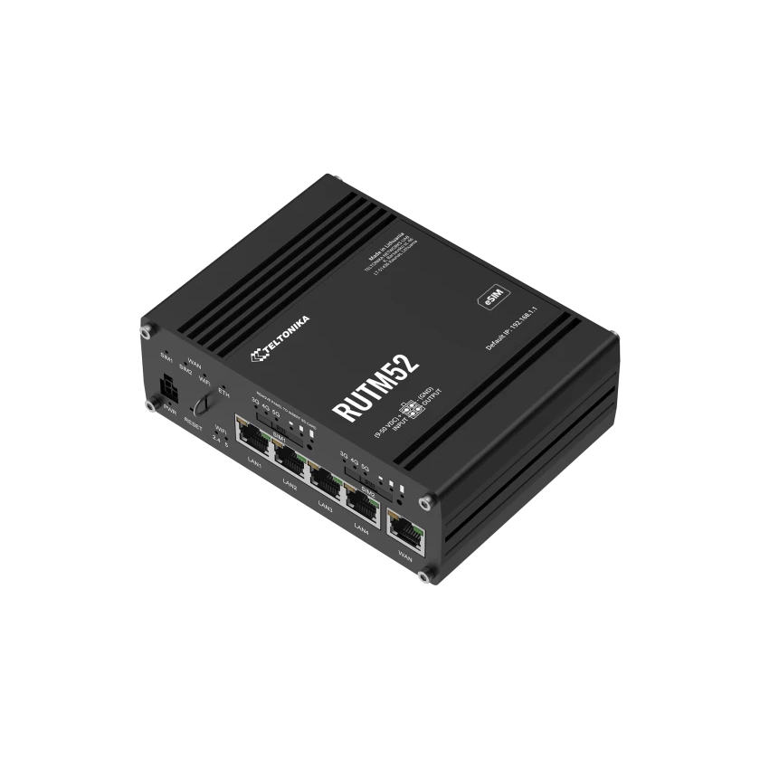 Teltonika RUTM52 Dual 5G Router-eSIM