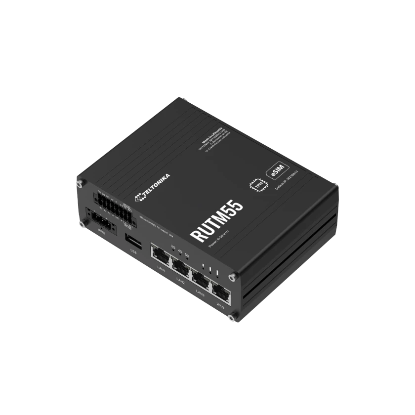 Teltonika RUTM55 5G industrieller Router RS232 RS485