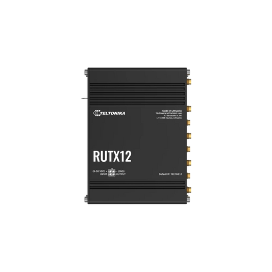 Teltonika RUTX12 Dual-LTE 4G Cat6 industrieller Mobilfunk Router