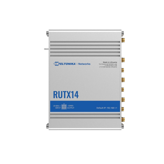 Teltonika RUTX14 4G Cat12 industrieller Mobilfink Router