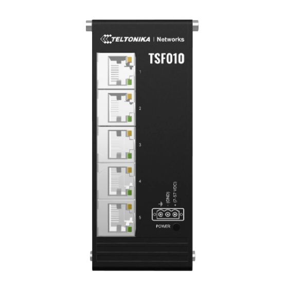 Teltonika TSF010 flacher Ethernet Switch