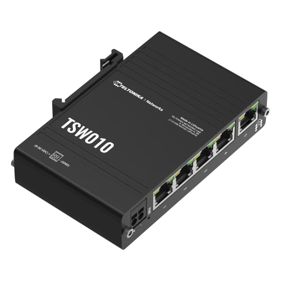 Teltonika TSW010 DIN-Hutschinen Ethernet Switch