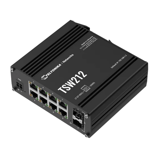 Teltonika TSW212 Managed Ethernet Switch 8-Port SFP