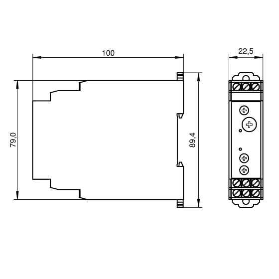 wieland electric 81.020.0001.0 ZEITRELAIS FLARE TIME M4-2 Abmessungen